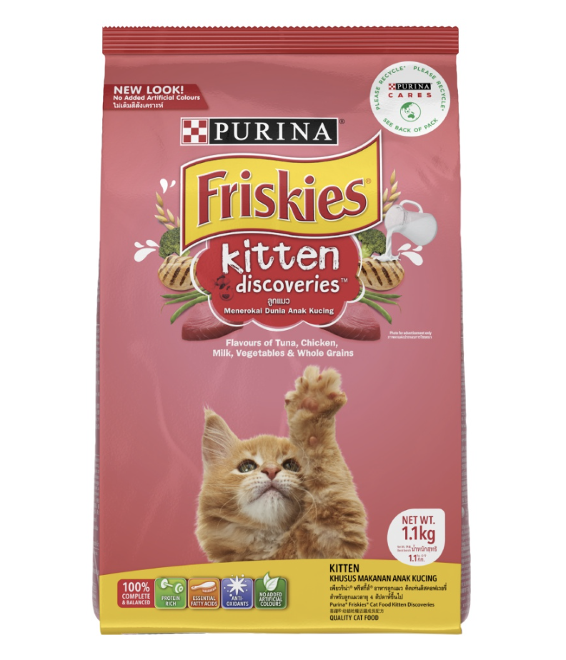 Friskies (ฟริสกี้ส์) Kitten Discovery อาหารเม็ดสำหรับลูกแมว