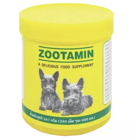 Zootamin (ซูตามิน) วิตามินรวมสุนัข บำรุงขนสวยงาม